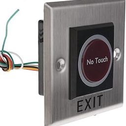 NTS-44 No Touch Stainless Steel Exit Button/Touch Free Door Release Sensor Button (Pack of 5)-17