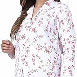 Cotton Floral Print Girls Womens Coat Sun Protection Printed Summer Coat Cap With Long Gloves.-picture-8
