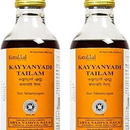 Kottakkal ayurveda® Kayyanyadi Tailam, Herbal Combination of Natural Ingredients, Ideal for Hair & Skin - Pack of 2 (200ml Each)-image-63