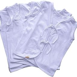 Cotton Unisex- Baby's Tank Regular Fit Top (Sp_047_White_0 Months-6 Months)-image-22