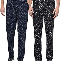 Cotton Blend Casual Style Pyjamas for Men(Pack of 2)-D1_Prt3_0002-P-picture-7