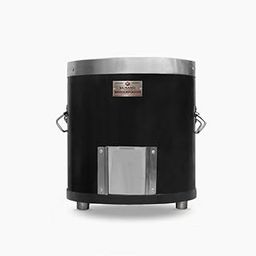 Bajrangi Tandoors Pvt. Ltd. | Heavy Duty Iron Tandoor with Stainless Steel Top for Home & Commercial Use | Outdoor Charcoal Tandoor for Tandoori Roti, Naan, Kebab | Oven with Steel Lid (20x30) inches-image-36