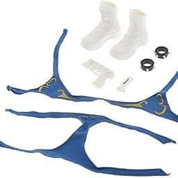 Enakshi (LABEL) Creations 1/6 Scale Female Swimming Outfit Bikini Suit w/Shoes for 12'' Action FigureToys & Hobbies|Action Figures|Tv Movie & Video Games-5