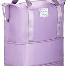 Duffle Bag with Wheels and Handlef, Expandable and Foldable Travel Duffel Bag, Rolling Luggage Bag Carry on Duffel Bag, Waterproof Traveling Bag for Clothes, Travelling Folding Bag.-image-14