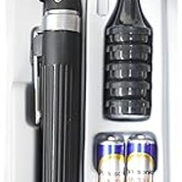KASHSURG LED Otoscope with White Light, Pocket-Size Scope, Includes Black Battery Handle Two batteries – Professional Ear Examination Tool-19