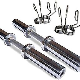 HT XPLORIX Olympic Dumbbell Rod Handle – Adjustable Weight Bar with Knurled Grip & 4 Spring Locks-image-45