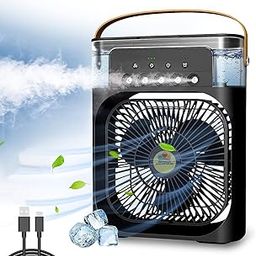 Portable-Mini-Air-Conditioner-Cooler-with-LED-Nightlight-Timer-3-Wind-Speeds-and-3-Spray-Modes-for-Home-Office-Bedroom-Table-and-Desktop-28