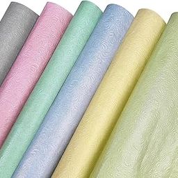 KidsyWinsy Premium Gift Wrapping Paper Sheets (Pastel,Pack Of 6) With Tags,Ribbon Bows,Confetti|Gift Wrap Paper For Packing |For Birthday,Wedding Anniversary,Festive Occasions,Multicolor-10