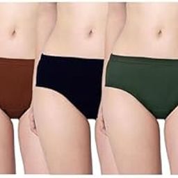 Culture Flossy® Women's Ultra Stretch 3X Softer Spandex Bikini Panties Full Coverage Cool Underwear for Women (Pack of 3)-picture-10