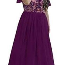 Georgette Embroidered Sequins Anarkali Gown Set for Women | Floor Length Gown | Dress for Women | Summer wear | Casual wear | Long Maxi Gown for Women-image-0
