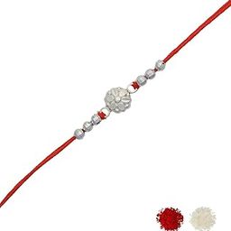 925 Silver | Silver Rakhi | Gifts for Men and Boys | Rakshabandhan Rakhi for Brother | Rakhi for Boys & Men With Certificate of Authenticity | FJBR1978-69-image-33