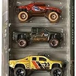Hot Wheels Car 2024 Mud Studs Pack of 5 (Baja Bone Shaker, Blade Raider, Chevy Silverado Off Road, Sandblaster, Terrain Strom) Multi - Color-image-21