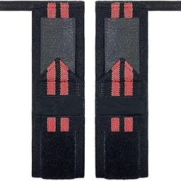 Fitneeds Weight Lifting Wrist Support with Thumb Loop Strap for Gym,Workout & Strength Training Exercise/Made of Nylon and Elastic Band for Men & Women - (Beginners)-3