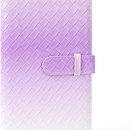 2x3 inch Mini Photo Album, 96 Photo Pocket Storage Album for Instant mini film used in Mini 12/11/9, 90,70,Liplay, Evo Mini film, 3" Photo Cards,Tickets, Business Cards (Purple Gradient Weaving)-picture-17
