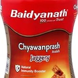 Baidyanath Jaggery Chyawanprash 750gm (Pack of 1)- Enriched with Amla and Pure Desi Ghee for All Age Groups-image-7