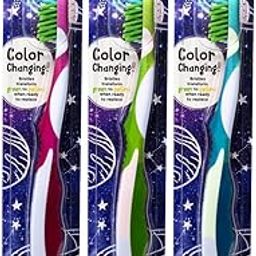 Oral-B Kid Pro-Health Junior Crossaction Galaxy Manual Toothbrush, Ages 6+, Soft-Pack Of 3,Assorted-4