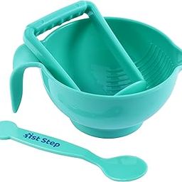 1st STEP Food Grinder with Spoon (Mint Green)-image-61