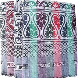 V. Idap Cotton 150 TC Solupuri Bedsheet (Multicolour) Standard, Reversible Pack of 1-24