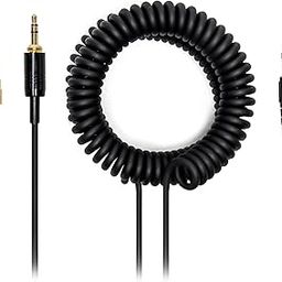 4 Pole Audio DJ Cable Cord Line Plug for Pioneer HDJ-X5 X7 S7 CUE1 Headphones Extended Coiled Spring Dj Wire Voarmaks-18