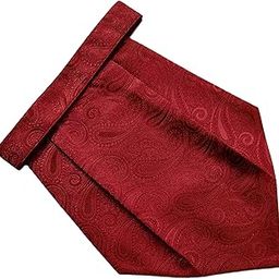 France Mens Paisley Cravat Ascot Neck Tie Free Size Microfiber Fabric Color-picture-49