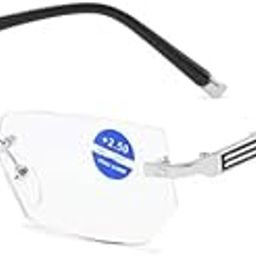 First Lens GoldAccent Blue Light Reading Glasses For Mens & Womens | Anti Blue Light Glasses | Rimless | Single Vision-picture-20