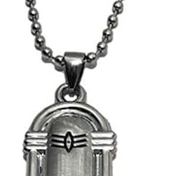 men Shiva Linga shivling shiv ling linga lingam Silver pendant with Silver Ball chain Alloy Metal For Men and Women-image-16