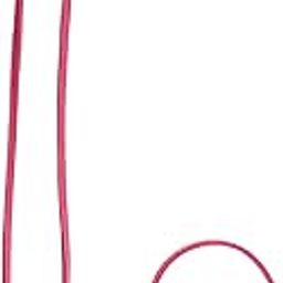Soft Leather Strap Spectacle Chain - Lanyard Chains And Spectacle Holders - Leather Eye Glasses Chain Eyeglass Holders - Spectacle Chains and Beaded Cords for Women (NEON DARK PINK)-55