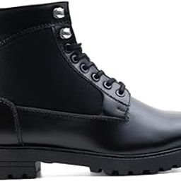 Men's Combat Boots, Black-picture-9