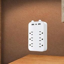 9 in 1 Surge Protector Portable Converter Power Strip for Travel Home Office-image-65