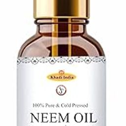 Khadi 100% Pure Neem Oil Coldpressed Carrier Oil, 30 ml-image-57