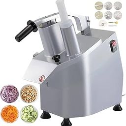 CARTNOVA‚Powerful 550W Commercial Food Processor with Dual Feeding Holes - Effortless Vegetable Slicing & Food Prep for Restaurants & Businesses-17