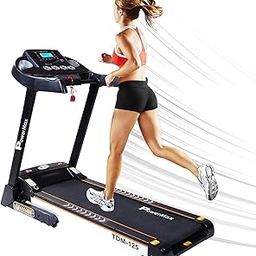 PowerMax Fitness TDA-125 SERIES (4.0HP Peak) Motorized Foldable, Electric Treadmill【LCD Display | BMI | Spring Resistance】Running Machine for Max Pro-Workout by Walk, Run & Jog at Home-image-36