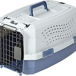 AmazonBasics Two Door Top Load Pet Carrier, Small Size |19-inch | Portable Airline Pet Carrier for Cats, Puppies and Kitten | Small-20