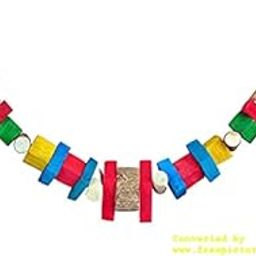 KSK 28" Parrot Chew Swing Toy for Large Bird Macaw African Greys Cockatoo Size Parrot Hanging Toys(LARG)-31