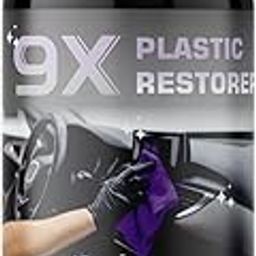 9x Plastic Restaurax Plastic Restoring Agent For Car & Bike - Revitalizing Trim Restorer - Refurbish Polishing Care - Polish Trims - Long Lasting Coating With UV Protection-image-95