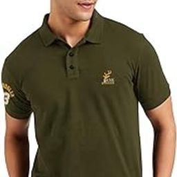 Regular Fit Mens Polo Neck Half Sleeve Soild Casual Tshirt-image-11