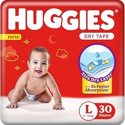 Huggies Complete Comfort Dry Tape Large (L) Size Baby Tape Diapers, 30 count, with 5 in 1 Comfort-picture-10