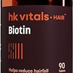 HealthKart hk vitals Biotin (90 Tablets) | Supplement for Hair Growth, Strong Hair and Glowing Skin, Fights Nail Brittleness-21