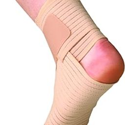 Meditouch - The Healing touch Neoprene Foot Support Brace For Injuries, Pain Relief, Sprained Ankle Binder & Recovery Protection Guard Band Men & Women Universal Size (Beige, 1)-image-17