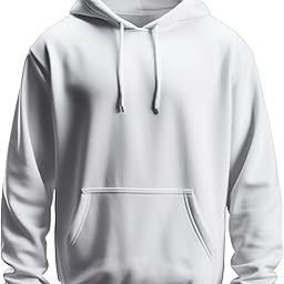Koverify Cotton Blend Plain Relaxed Fit Full Sleeves Hooded Winter wear Hoodies for Men-image-4
