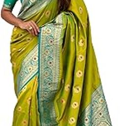 Women's Kanjivaram Pure Soft Silk Saree With Unstitched Blouse Piece-image-60