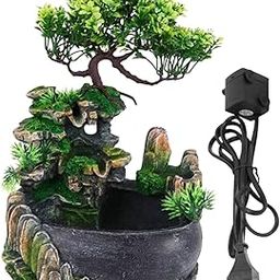 CALANDIS™ Desk Fountain Rockery Water Fountains with Light Home Decor Gifts No Spray | Indoor Fountains | Home Dacor-image-72