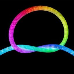IMPRESSION LIGHTS Bluetooth RGBIC Braided NEON LED Light USB 5V Waterproof IP65, Dynamic Rope Light 300LED | 3METER, Color Changing Light for Indoor Outdoor Decoration-image-0