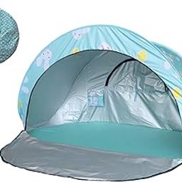 SAZ DEKOR Sun Shelter Tent for 3-4 Person Sun Shelter Canopy for Park Hiking Windproof Blue Rabbit-image-45