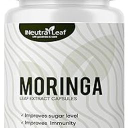 Neutra Leaf Moringa Leaf Extract Capsules 500mg | Rich in Vitamins, Minerals & Amino Acids | Natural Energy Boost, Improves Stamina & Vitality | 60 Veg Capsules-picture-13