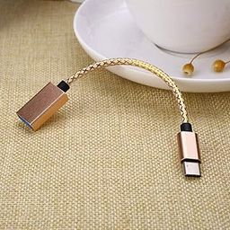EN-VOLANT C602 to USB Data Sync Luxury Gold USB Charger Line OTG Type-C-96