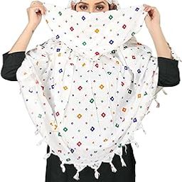 Trendy Women's Scarf – Soft & Cozy Fashion Scarf for All Seasons – Versatile, Stylish, and Comfortable Wrap for Winter, Fall, and Spring - White 2 Box-image-17