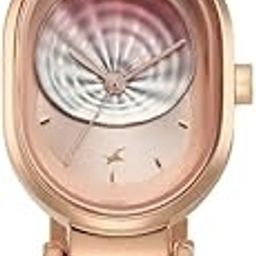 Uptown Retreat Quartz Analog Pink Dial Metal Strap Watch for Girls-NS6274WM01/NT6274WM01-image-72