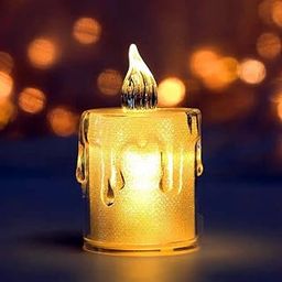 ND ENTERPRISE LED Battery-Operated Flameless Candle Light, Sizes (5-8 cm Height), Warm White Glow, Romantic Decor Medium Size 12pcs-image-92