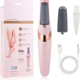 Friza Electric Foot Callus Remover for Feet with Two Different Abrasive Heads, Two-Speed ​​Setting, Automatic Lighting On for Better Foot Callus Removal-image-68